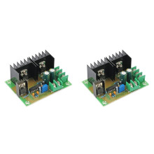 2X Onduleur de Puissance 300 W, Onde Carrée 50 Hz, Carte de Commande D'Onduleur Basse Fréquence, Module Élévateur DC12 V Vers AC220 V