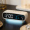 Stylish Digital Alarm Clock with Week Month Display-Sky Blue 5