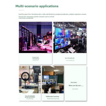 Mezclador Vídeo en Directo 4 Canales Compatible con 1080P, Conmutador Vídeo para Retransmisiones en Directo, Pantalla 5 Pulgadas, Entrada