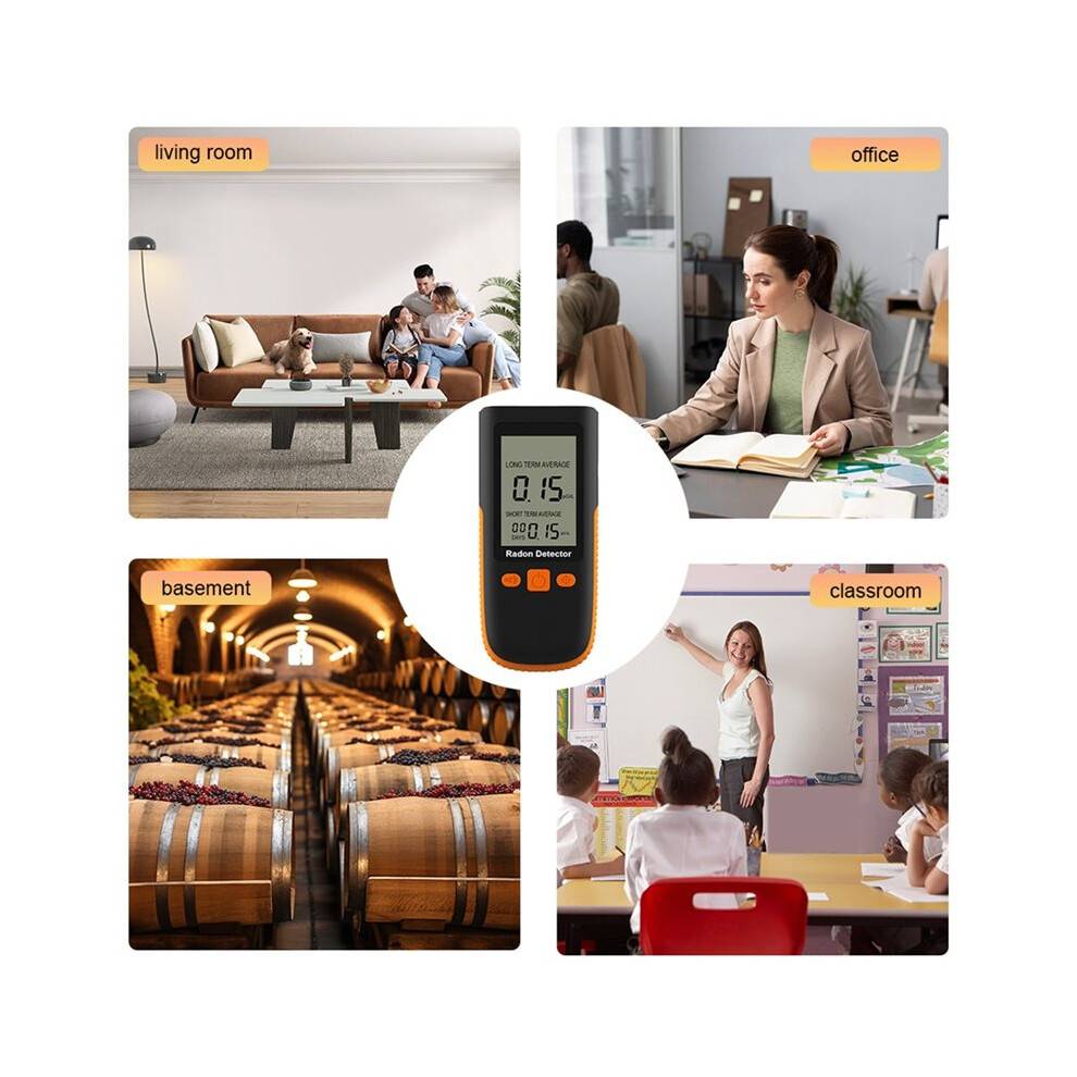 Portable Radon Detector With Short Long Term Readings For Air Quality Monitoring In Homes Office Analyzer 4712444430225