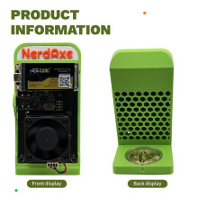 Nerdaxe 1200GH/S BTC Solo Miner for Bitaxe Gamma 601 1.2TH/S 18-22W Crypto Miner BM1370 Asic Chip From  S21 Pro (US)