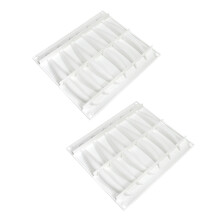 Lot de 2 moules à gâteaux en Silicone, plateau de cuisson,-Blanc