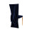Polyester Chair Drapery For Bridals Showers-Navy blue 1