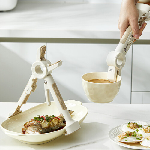 Multipurpose Dish Holders With Ergonomic Grip Dish-Yellow 2