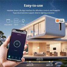 2-Way 16A WiFi Relay with Power Monitor Size Module Compatible with Tuya Life APP