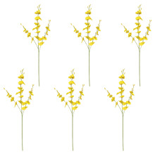 Kunstmatige Oncidium nepbloemstengel Zijde lentebloem-3 vorken