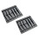 2 Pack Soap Making Molds 6 Cavity Molds Vanilla Bean-Black 1