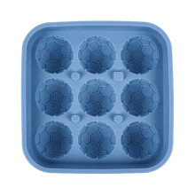 Premium Silicone Ice Cubes Molds With Realistic Football-Blue 9