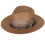 Foldable Straw Braid Bucket Hat With Breathable Design-coffee 1