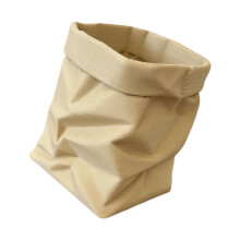 Crinkled Resin Desktop Organizers Holds 15 Pens Ideal For-khaki
