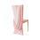 Housse de chaise en polyester pour ceinture de chaise-Rose pêche 1
