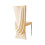 Romantics Seat Cover Drapery For Wedding Decorations And-Beige 1