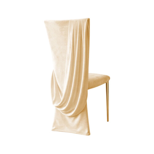 Romantics Seat Cover Drapery For Wedding Decorations And-Beige