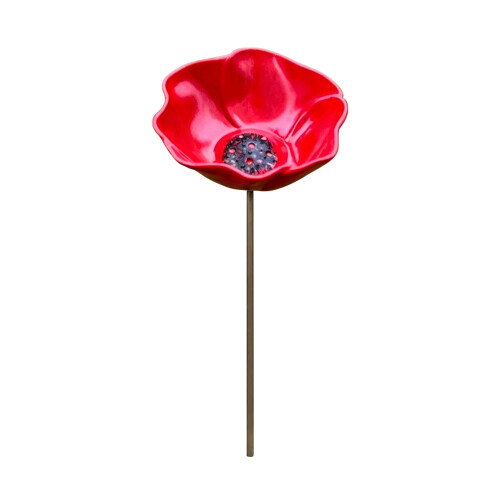 Low Drinking face On Heavy Duty Iron post Perfect For-Red