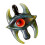 Evil Eyes Glass Pendants Demons-devil horns hurricane. blue 1