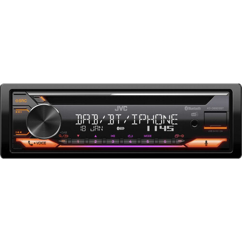 JVC Autoradio JVC - KD-DB922BT - CD - USB - iPod - Bluetooth - DAB+ 1