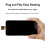 2X  Type-C Card Reader Mobile OTG Card Reader Hidden Card Slot Plug and  Flash Drive TF Card Reader 9