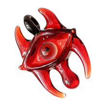 Gothic Evil Eyes Charm Evil Eyes-devil horns tears of blood