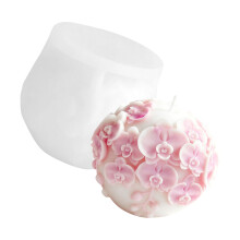 Sphere Flower Silicone Mold Silicone Candle Molds Easy Demold