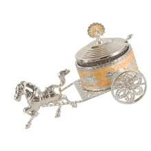 Distributeur de sucre sur le thème du chariot luxueux,-Orange