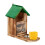 Squirrel Feeder with Corn Cob Holder and Water Bowl 1