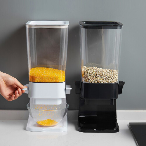 5.5L Storage Jar Suitable For Coffee Tea And Baking-Black 2