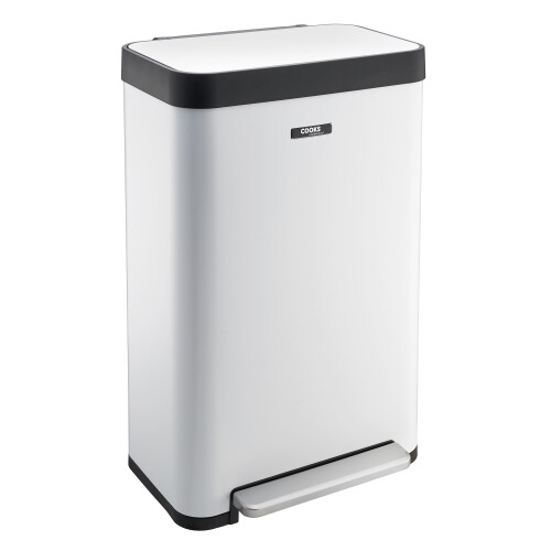 Cooks Professional Cooks Professional XL Pedal Bin 65L | White