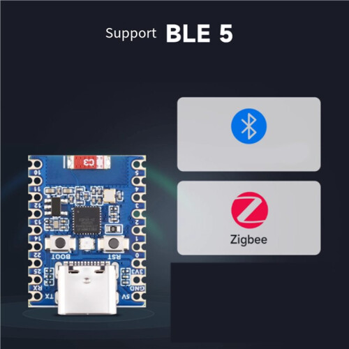 4Pcs ESP32-H2-Zero ESP32-H2  Development Board 96MHz Built-in ESP32-H2FH4S 4MB Flash Memory Support BLE/Zigbee