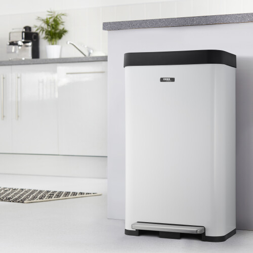 Cooks Professional Cooks Professional XL Pedal Bin 65L | White 1