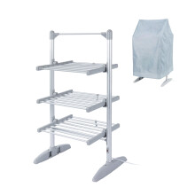 Rediffusion Ultra Compact 3 Tier Heated Airer with Cover, RED202