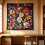 Crochet mural en métal polyvalent pour la décoration de la 6