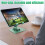 Suporte Giratório para Tablet 360 Ajustável, Suporte de Mesa Portátil em Acrílico para Tablets de Até 12,9 Polegadas, Verde 2