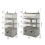 Space Saving Foldable Hanging Clothes Organizers Wall-S Black 5
