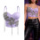 Summer Essential Rhinestones Decorated Corset-Black 38C 85 4