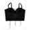 Summer Essential Rhinestones Decorated Corset-Black 38C 85 7