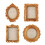 Tiny Baroques Ornate Frame for DIY Jewelry Table Wall Decors-84 2