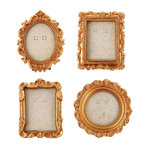 Tiny Baroques Ornate Frame for DIY Jewelry Table Wall Decors-84 1
