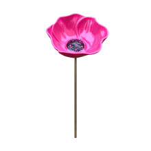 Face basse sur poteau en fer robuste, parfaite pour les-Rose