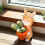 Lapin mignon avec Pot de fleur en forme de carotte pour petite 7