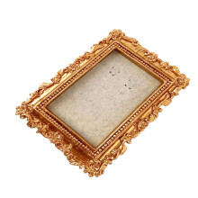 Mini Gouden Fotolijst Kleine Barok Sierlijke Frame voor DIY-82