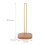 Wooden Kitchen Roll Holder with Wide Base 4