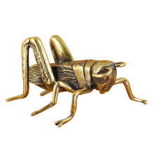 Petite décoration de cricket en laiton, Figurine détaillée,