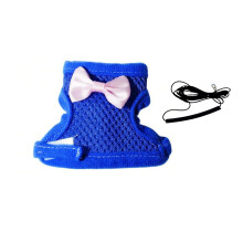 Comfortable Bird Flight Suit Harness Vest Rope with Soft-Blue M