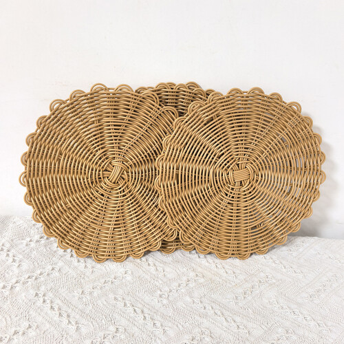 Modern Round Shape Placemat Woven Table Mat Suitable For Pot And 1