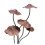Décoration élégante de jardin de champignons, adaptée à la zone 1