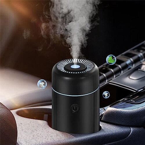 Car Diffusers for Essential Oils,USB Scent Diffuser, Aromatherapy Oil Diffusers, 7 Color for Car,Home,Travel,White 1