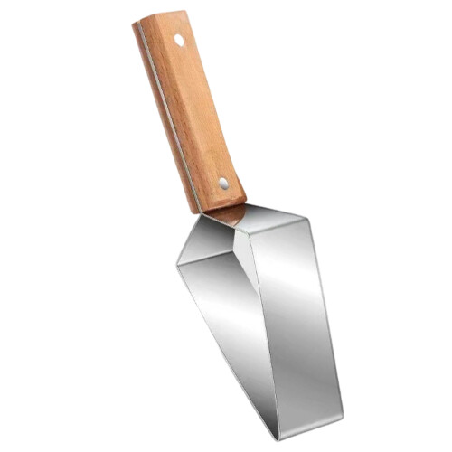 Hachoir à pastèque avec manche en bois, diviseur de pastèque en