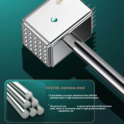 Professional Grades 316 Stainless Steel Meat Tenderizer 1