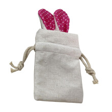 Easter candy bag rabbit ear drawstring 12 pcs