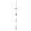 Metallic Star Moon Sun Wind Chime Home Decor 1 Piece 1